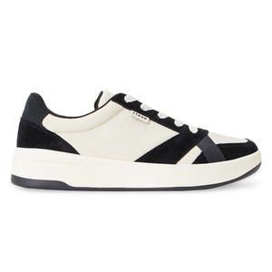 STAUD + KEDS THE COURT SNEAKER BLACK CREAM